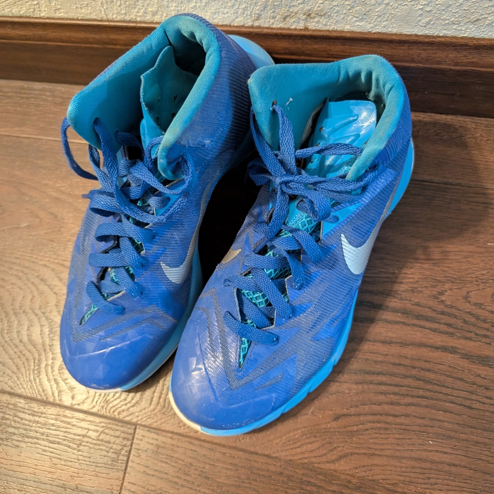 Nike Blue High-Top Sneakers
